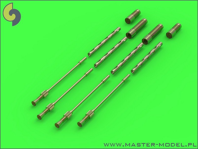 Master AM-32-083 De Havilland Mosquito NF Mk.II / FB Mk.VI - Kit tube de Pitot et armement (mitrailleuses Browning .303 et canons Hispano 20 mm) - Compatible avec les maquettes Tamiya – imagen 3
