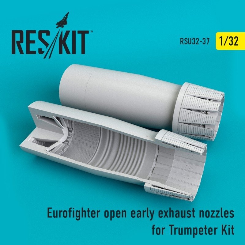 RESKIT RSU32-0037 Tuyères d'échappement ouvertes (type ancien) pour Eurofighter, kit Trumpeter au 1/32