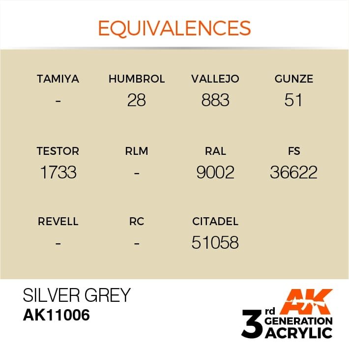 AK Interactive AK11006 Gris argent 17 ml – image 3