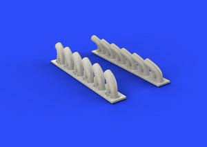 Eduard 632081 P-39Q/N cheminées d&amp;#39;échappement KITTY HAWK 1/32 – immagine 2