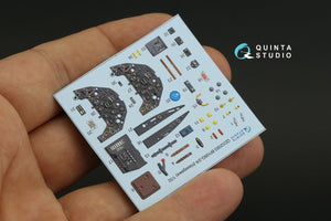 Intérieur imprimé en 3D et coloré sur papier décalcomanie Quinta Studio QD32083 Bf 109G-2/G-4 (Hasegawa) 1/32 – immagine 4