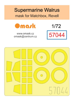 Masque Omask 57044 Supermarine Walrus (pour Matchbox/Revell) 1/72