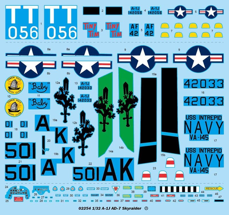 Trumpeter 02254 A-1J AD-7 Skyraider 1/32 – Bild 5