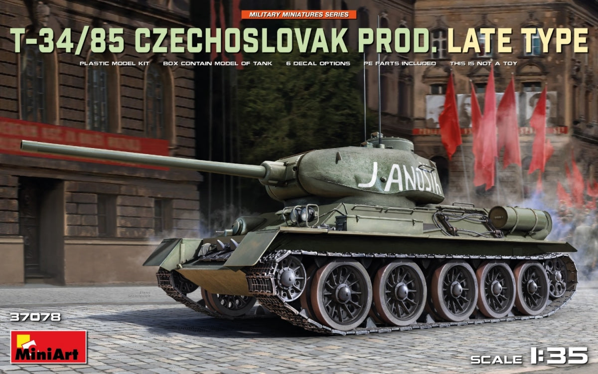 MiniArt 37078 T-34/85 Prod. tchécoslovaque. Type tardif 1/35