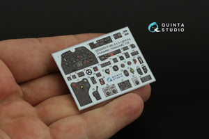 Intérieur imprimé en 3D et coloré sur papier décalcomanie Quinta Studio QD32200 P-38L-5-LO Lightning (Trumpeter/Hobbycraft) 1/32  – image 11