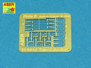 Aber 35259 Sd.Kfz.18 Pz.Kpfw.VI Ausf.E Tiger I (s.PzAbt. 501 en Tunisie) (1/35) – imagen 4