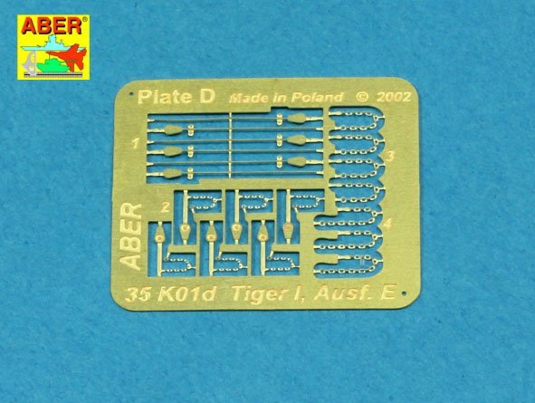 Aber 35259 Sd.Kfz.18 Pz.Kpfw.VI Ausf.E Tiger I (s.PzAbt. 501 en Tunisie) (1/35) – imagen 4