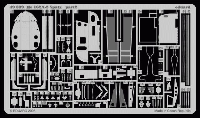 Eduard 49339 He 162A-2 Spatz 1/48 Tamiya – image 3