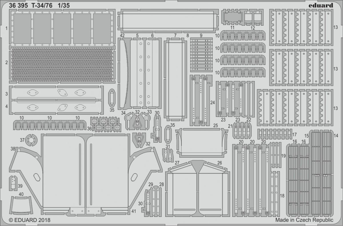 Eduard 36395 T-34/76 ACADEMY 1/35