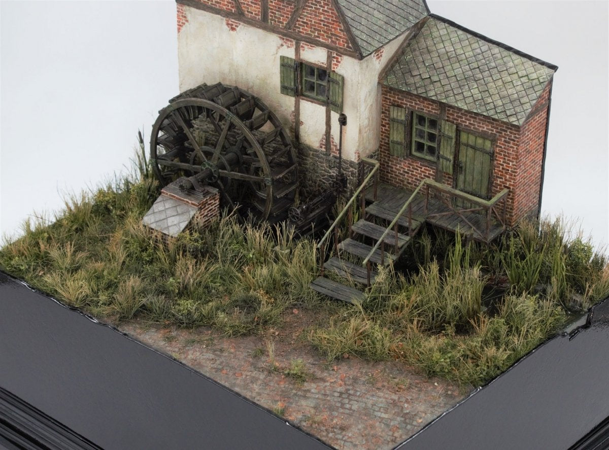 RT-Diorama 35024 Socle de diorama : Moulin à eau 1/35 – immagine 8