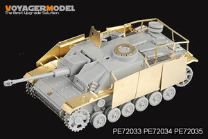 Maquette Voyager PE72033 StuG.III Ausf.G allemand de la Seconde Guerre mondiale (première production) pour DRAGON 7283 au 1/72 – image 2