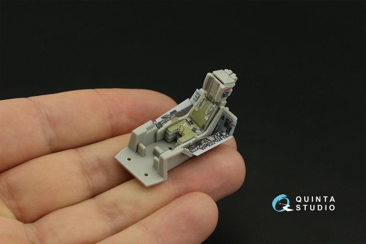 Intérieur imprimé en 3D et coloré sur papier décalcomanie Quinta Studio QD48280 F/A-18C (version tardive) (HobbyBoss) 1/48 – image 3