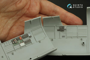 Quinta Studio QD32203 B-25J Mitchell Nez en verre, intérieur imprimé en 3D et coloré sur papier décalcomanie (HK models) 1/32 – image 9