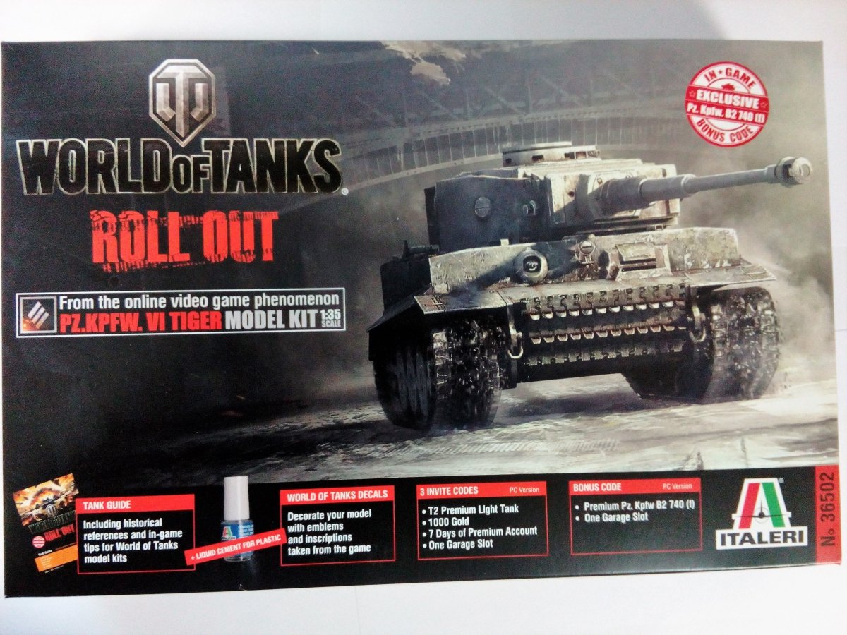 Italeri 36502 World of Tanks-Tiger – zdjęcie 2