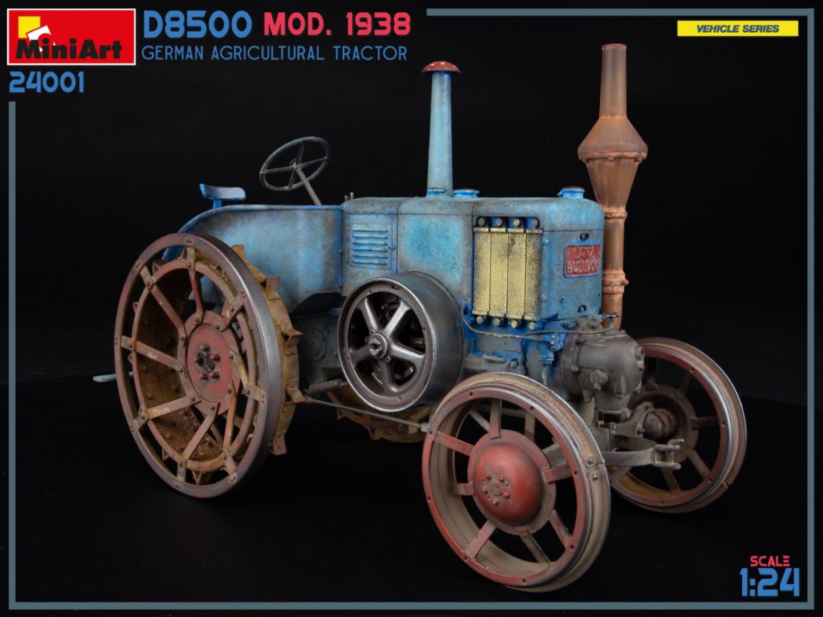 MiniArt 24001 Tracteur agricole allemand D8500 modèle 1938, échelle 1/24 – Bild 14