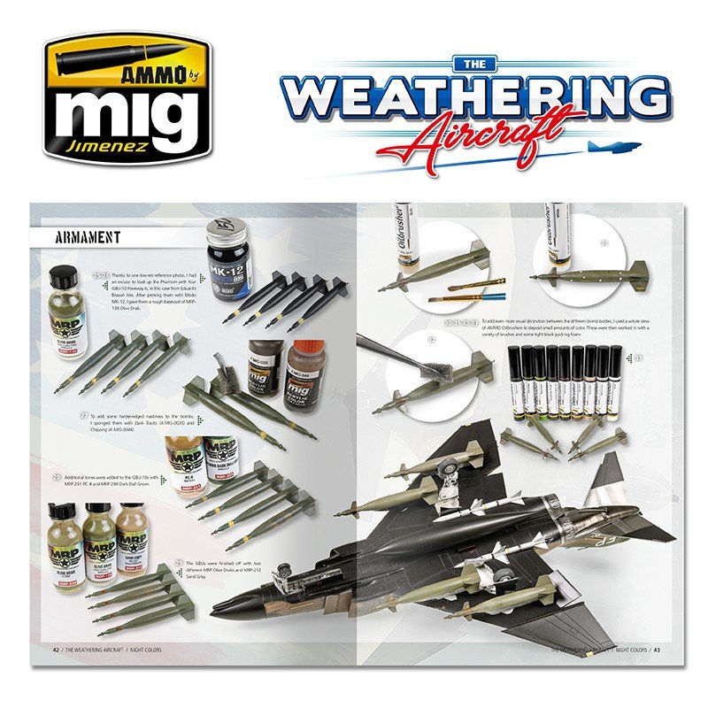 Ammo of Mig 5214 The Weathering Aircraft Numéro 14. COULEURS DE NUIT (Anglais) – immagine 7