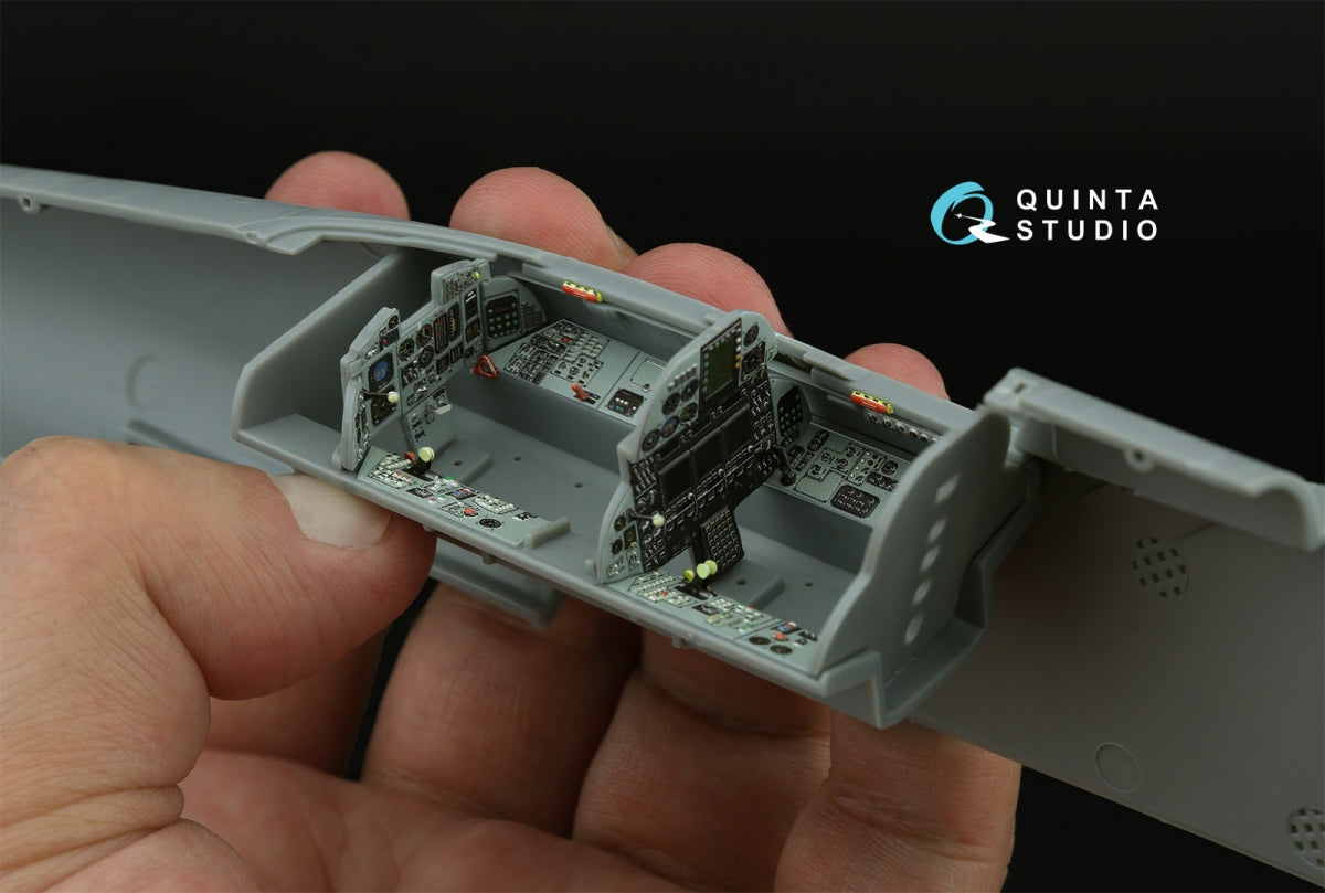Intérieur imprimé en 3D et coloré sur papier décalcomanie Quinta Studio QD48573 MiG-31M (Hobby Boss) 1/48 – immagine 7