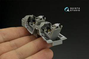Intérieur imprimé en 3D et coloré pour le F-16D Block 30 de Quinta Studio QD48418 (outillage Kinetic 2022), échelle 1/48 – immagine 8