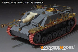 Maquette Voyager PE351220 StuG.III Ausf.G allemand de la Seconde Guerre mondiale, version de base (pour TAKOM 8006), échelle 1/35 – image 2