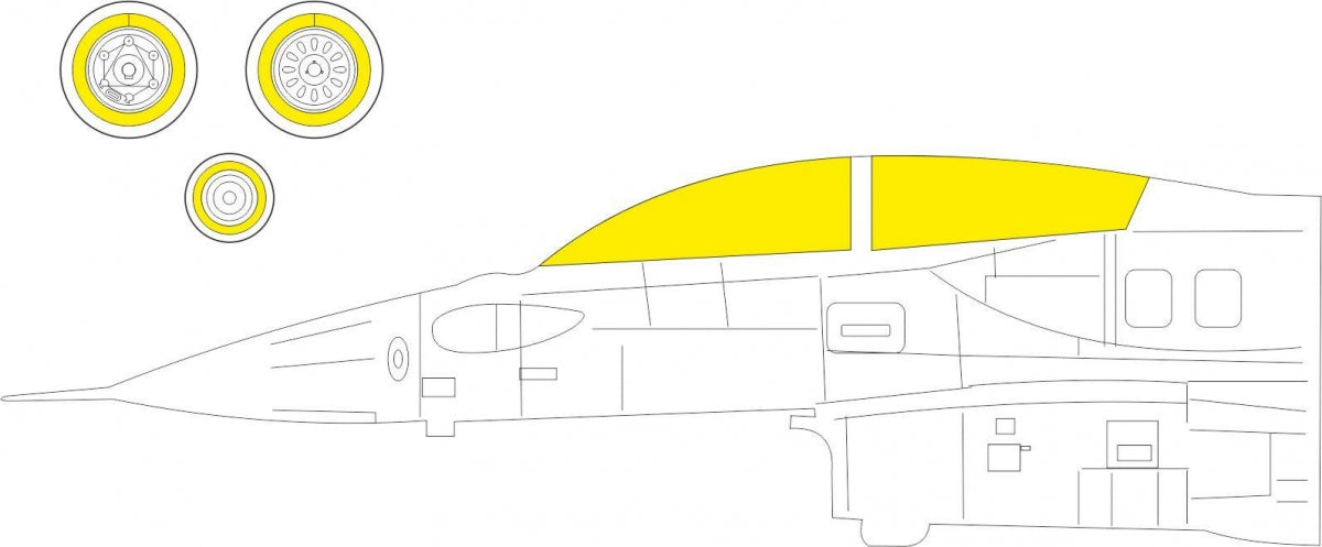 Eduard 644237 F-16D Block 30 LööKplus KINETIC MODEL 1/48  – image 3