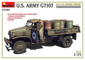 MiniArt 35380 Camion cargo 4x4 1,5 t de l&amp;#39;armée américaine G7107, échelle 1/35 – image 3