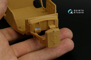 Intérieur imprimé en 3D et coloré sur papier décalcomanie (ICM) Quinta Studio QD35070 Mercedes-Benz L1500A à l&amp;#39;échelle 1/35  – image 7