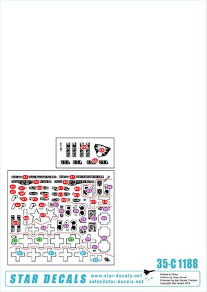 Décalcomanies Star Decals 35-C1188 Sherman allemand 1/35 – image 2