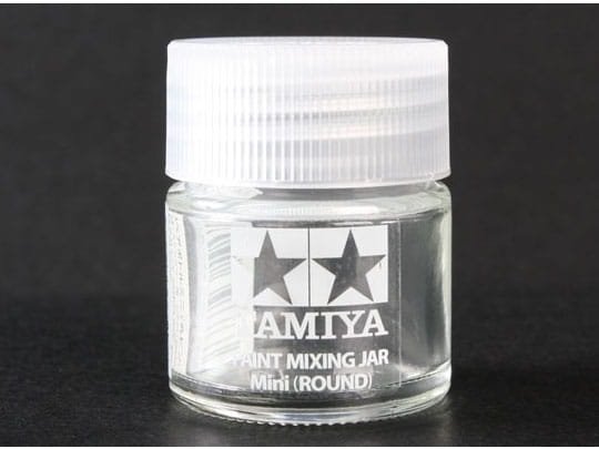Tamiya 81044 Pot de mélange de peinture Tamiya Mini 10 ml (rond)