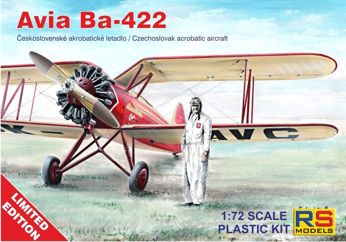 RS Models 94003 Avia Ba-422 Avion acrobatique tchécoslovaque 1/72