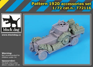 Ensemble d&amp;#39;accessoires Black Dog T72116 Pattern 1920 pour Roden 1/72 – Bild 5
