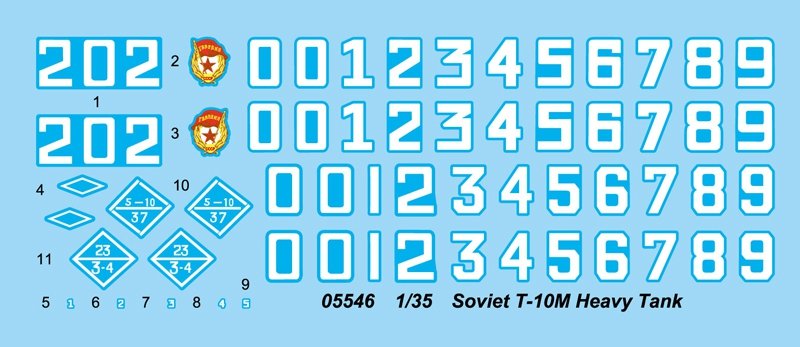 Trumpeter 05546 Char lourd soviétique T-10M – image 4