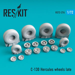 RESKIT RS72-0276 Roues C-130 Hercules fin 1/72