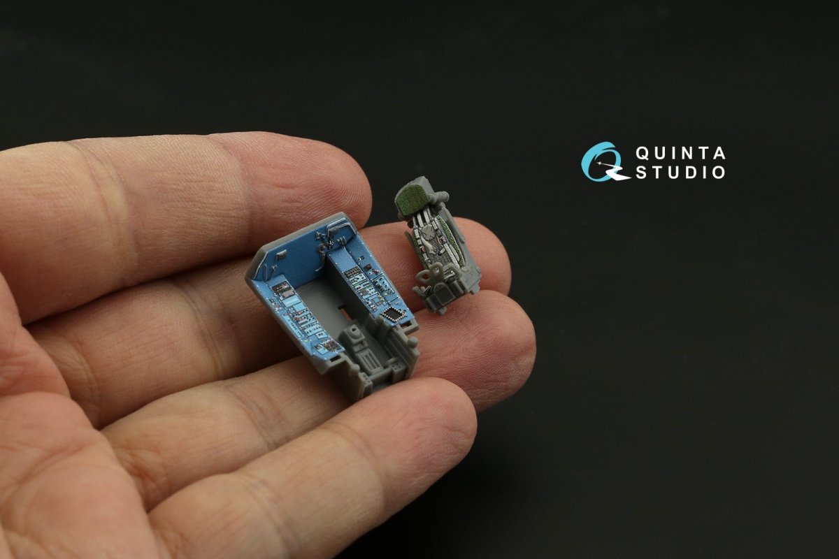 Quinta Studio QD72060 Su-35S 3D-Printed &amp;amp; coloured Interior on decal paper (GWH) 1/72 – zdjęcie 8