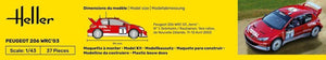 Heller 56113 Peugeot 206 WRC &amp;#39;03 - Kit de démarrage 1/43 – image 2