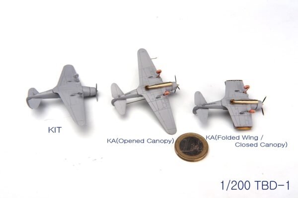 MK1 Design MS-20018 WW II USS DECK PLANE SET for CV-6 Enterprise 1/200 – zdjęcie 16