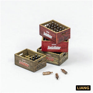 Liang 0433 Caisses de bouteilles de bière et de soda Seconde Guerre mondiale x 4 1/35 – Bild 2
