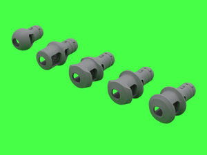 Kit de frein de bouche Master GM-72-039 pour canons allemands de 7,5 cm PaK/KwK/StuK 40 (5 types) à l&amp;#39;échelle 1/72 – image 4