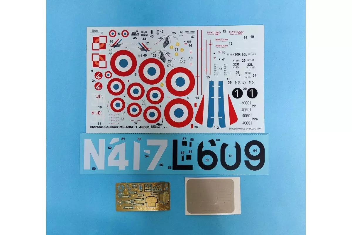 Dora Wings 48031 Morane-Saulnier MS.406C.1 - Bataille de France 1/48 – image 5