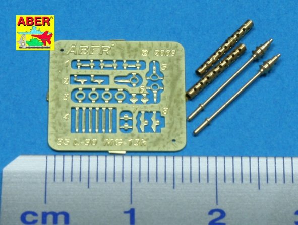 Aber 35L-090 Jeu de 2 canons pour mitrailleuses allemandes MG13k (1/35) – image 2