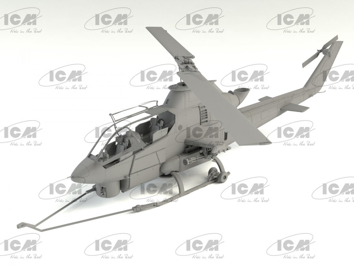 ICM 32062 AH-1G Cobra avec pilotes d&amp;#39;hélicoptère américains de la guerre du Vietnam, échelle 1/32 – image 3