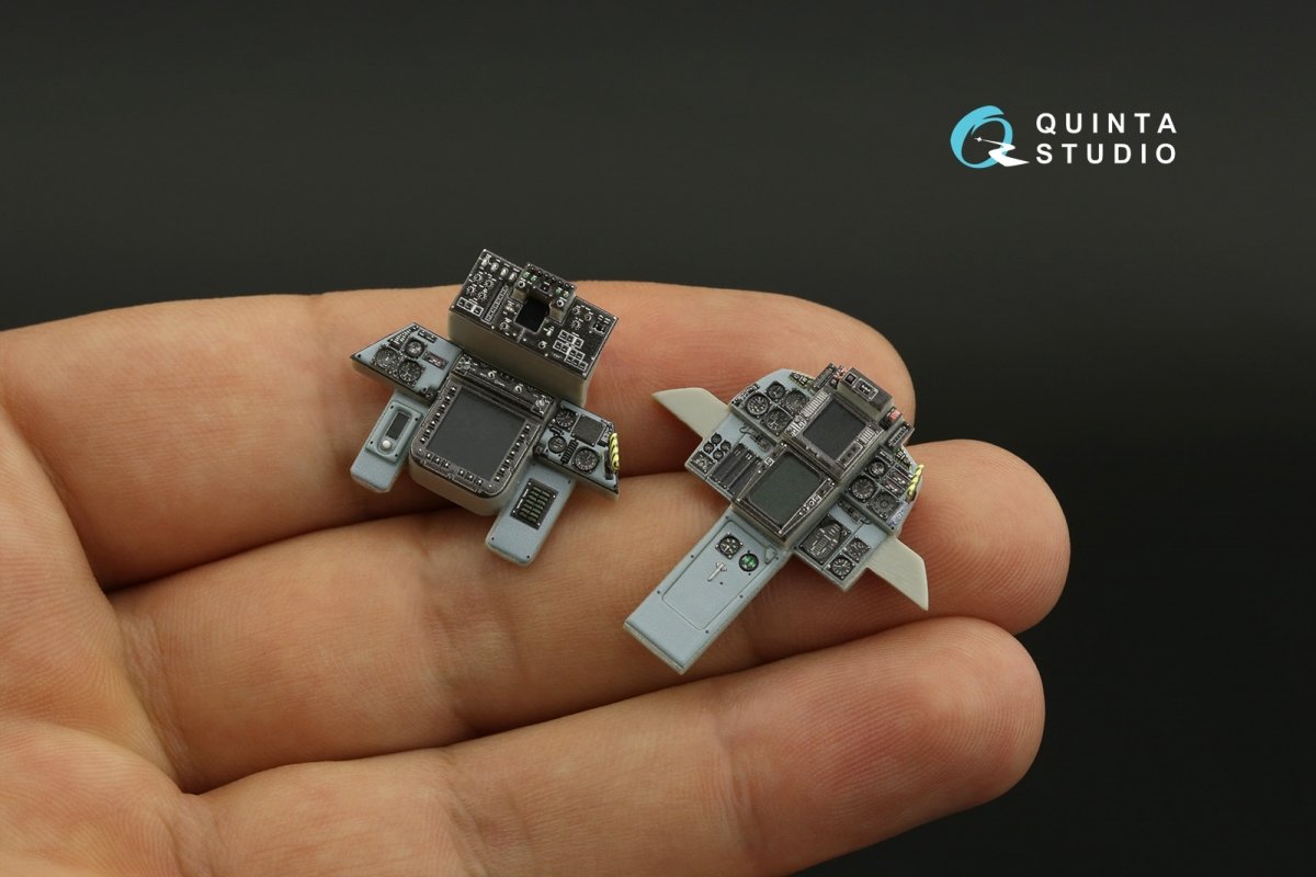 Intérieur du F-14B Quinta Studio QDS-32099 imprimé en 3D et coloré sur papier décalcomanie (Trumpeter) (Petite version) 1/32 – immagine 6