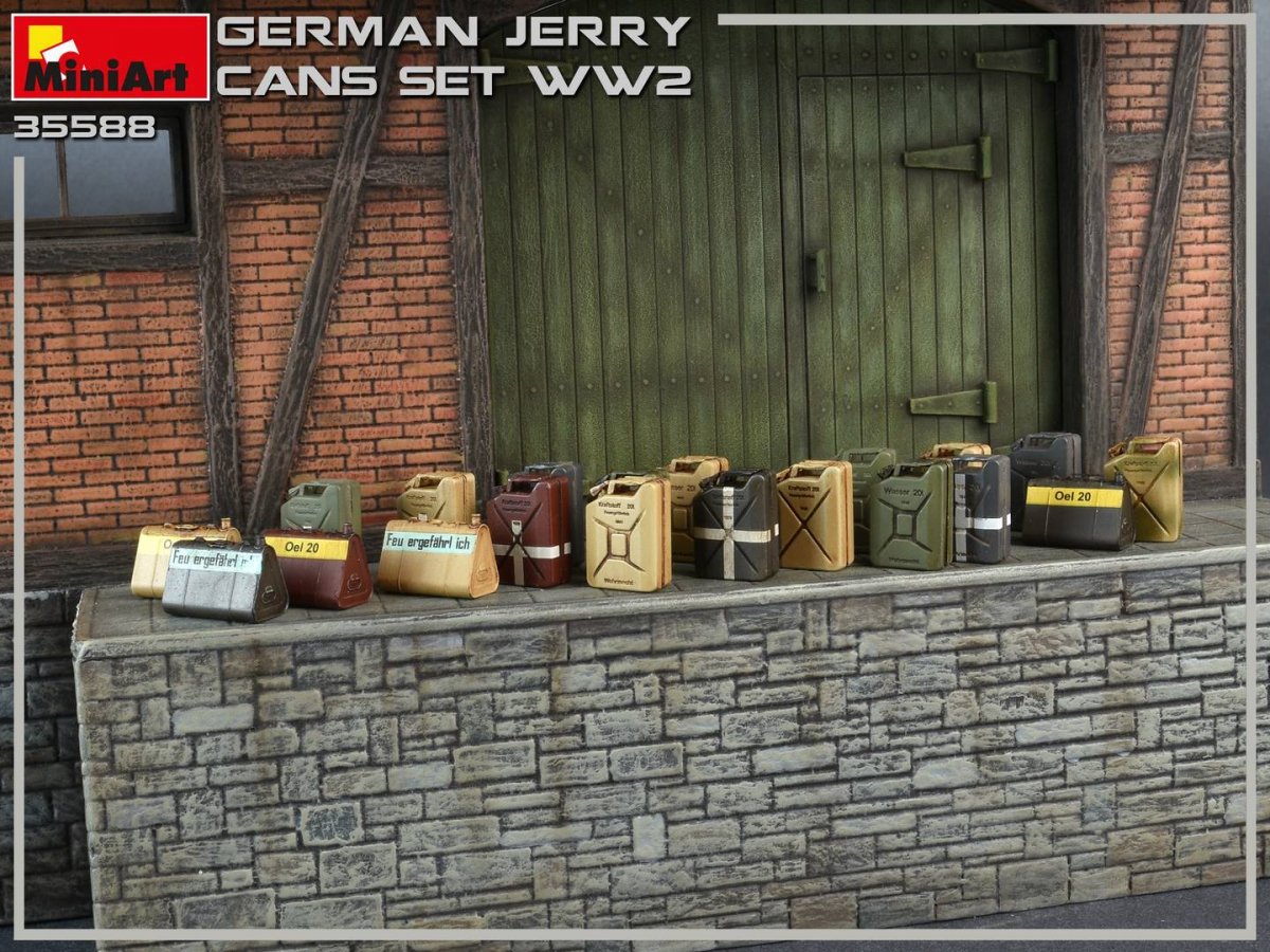 MiniArt 35588 Ensemble de jerricans allemands Seconde Guerre mondiale 1/35 – Bild 8