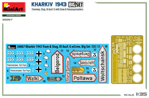 Miniart 36067 Kharkiv 1943 : Tram &amp;amp; Stug. III Ausf. G avec équipage. GRAND ENSEMBLE 1/35 – image 10