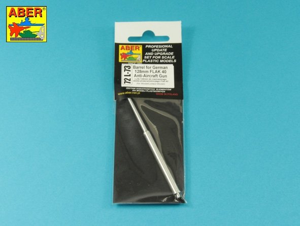 Canon Aber 72L-73 de 128 mm pour le canon antiaérien allemand Flak 40, échelle 1/72 – imagen 2