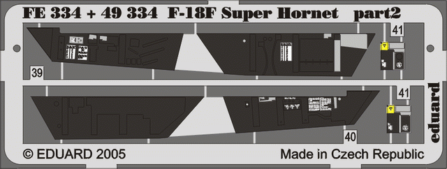 Eduard 49334 F/ A-18F intérieur 1/48 Hasegawa – image 3