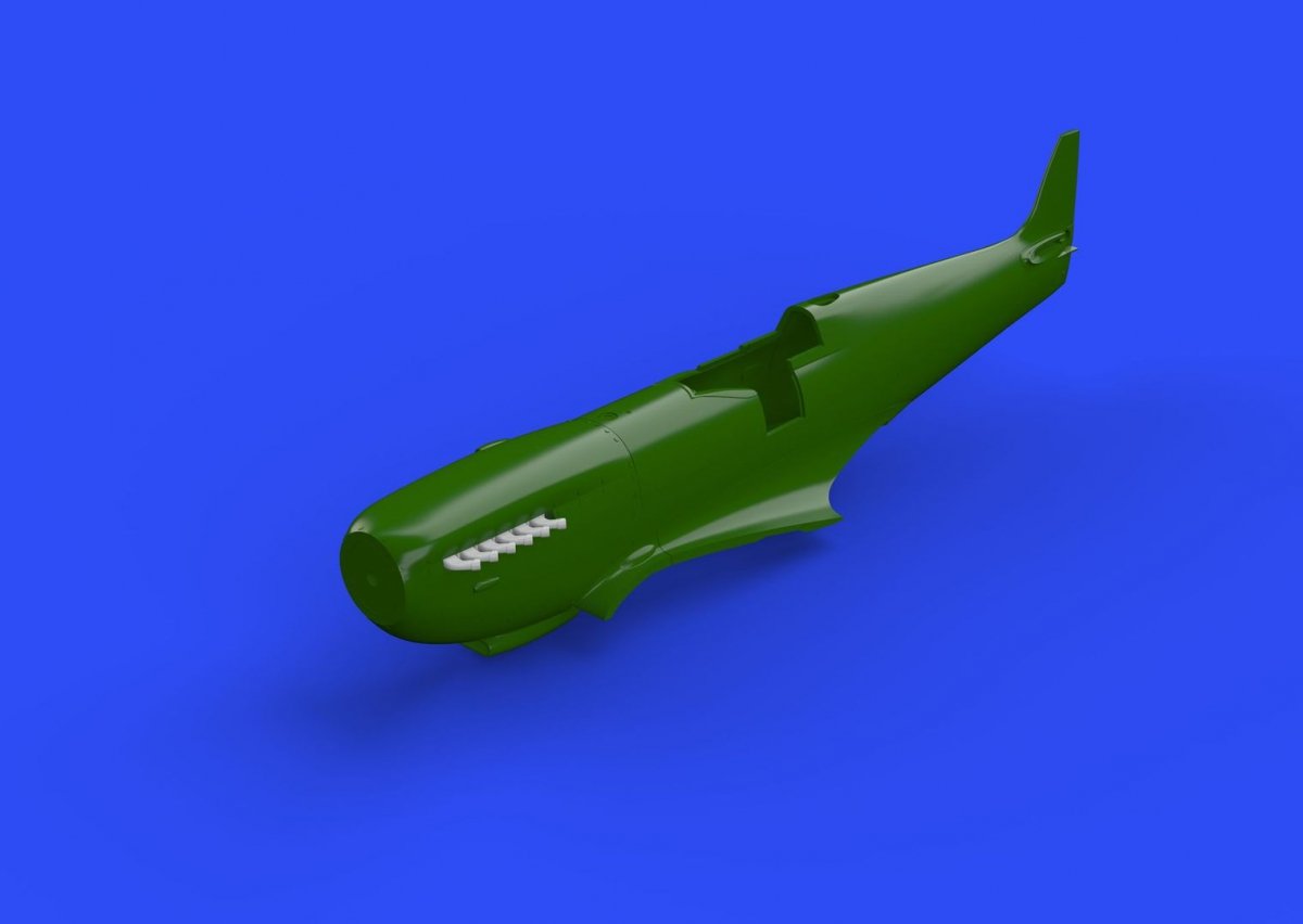 Cheminées d'échappement arrondies pour Spitfire Eduard 672111 - EDUARD 1/72