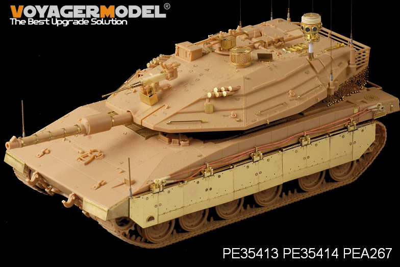 Modèle Voyager PEA267 IDF Merkava MBT IV Système de protection active WindBreaker (GP) 1/35 – immagine 2