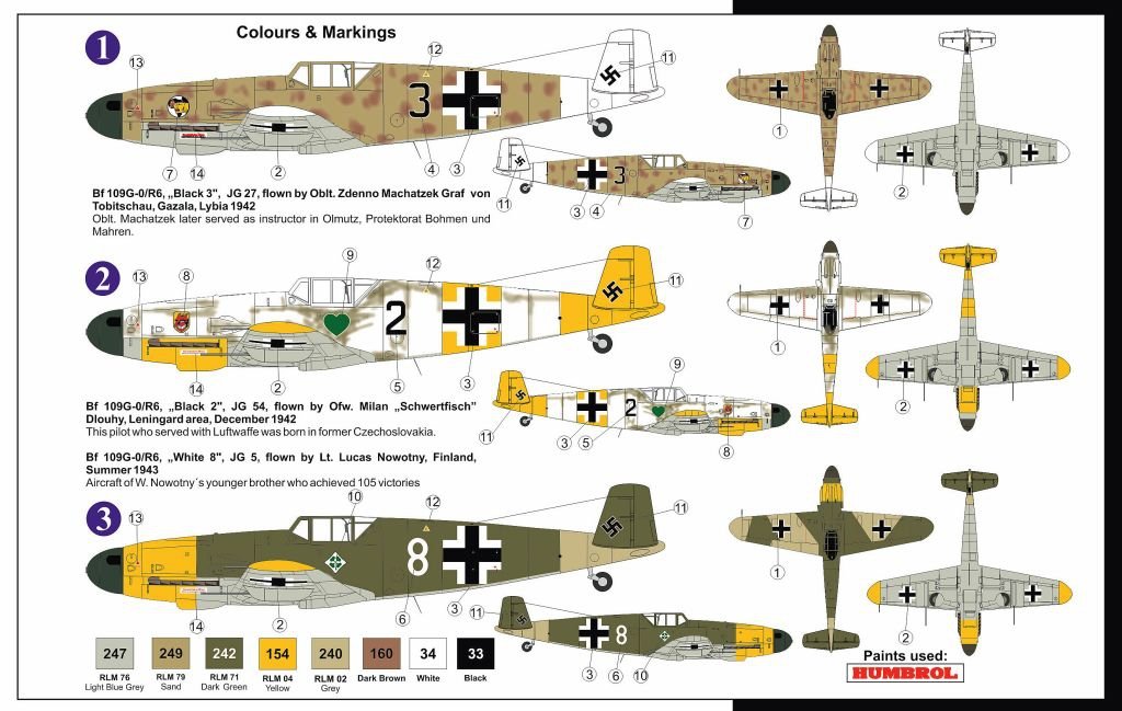 AZ Modèle AZ7546 MESSERSCHMITT BF 109G-0/R-6 (1/72) – image 2