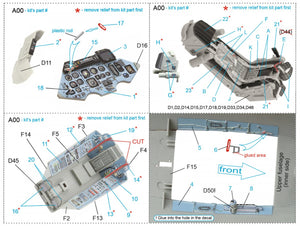 Intérieur imprimé en 3D et coloré du Su-27 de Quinta Studio (Trumpeter) (version complète) à l&amp;#39;échelle 1/32 – image 2
