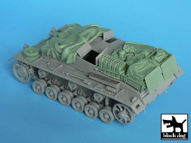 Ensemble d&amp;#39;accessoires Black Dog T35009 Stug III C/D pour Dragon 1/35 – image 4
